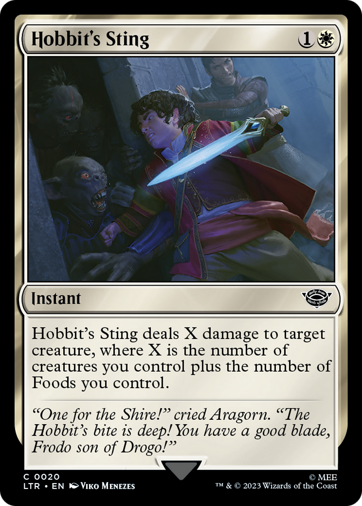 Hobbit's Sting (LTR-020) - The Lord of the Rings: Tales of Middle-earth Foil