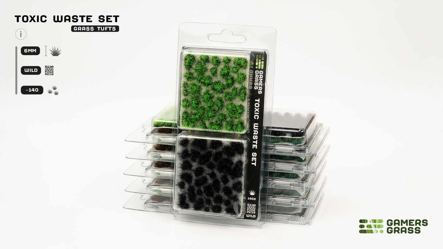 Gamers Grass Tuft - Wild Toxic Waste Tuft Set