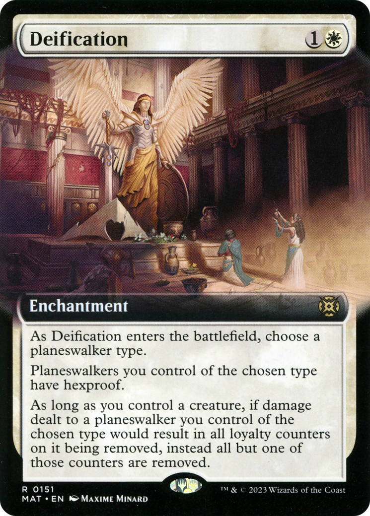 Deification (MAT-151) - March of the Machine: The Aftermath: (Extended Art) Foil
