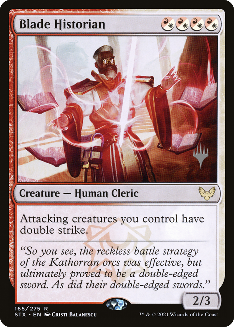 Blade Historian (PPSTX-165) - Strixhaven: School of Mages Promos