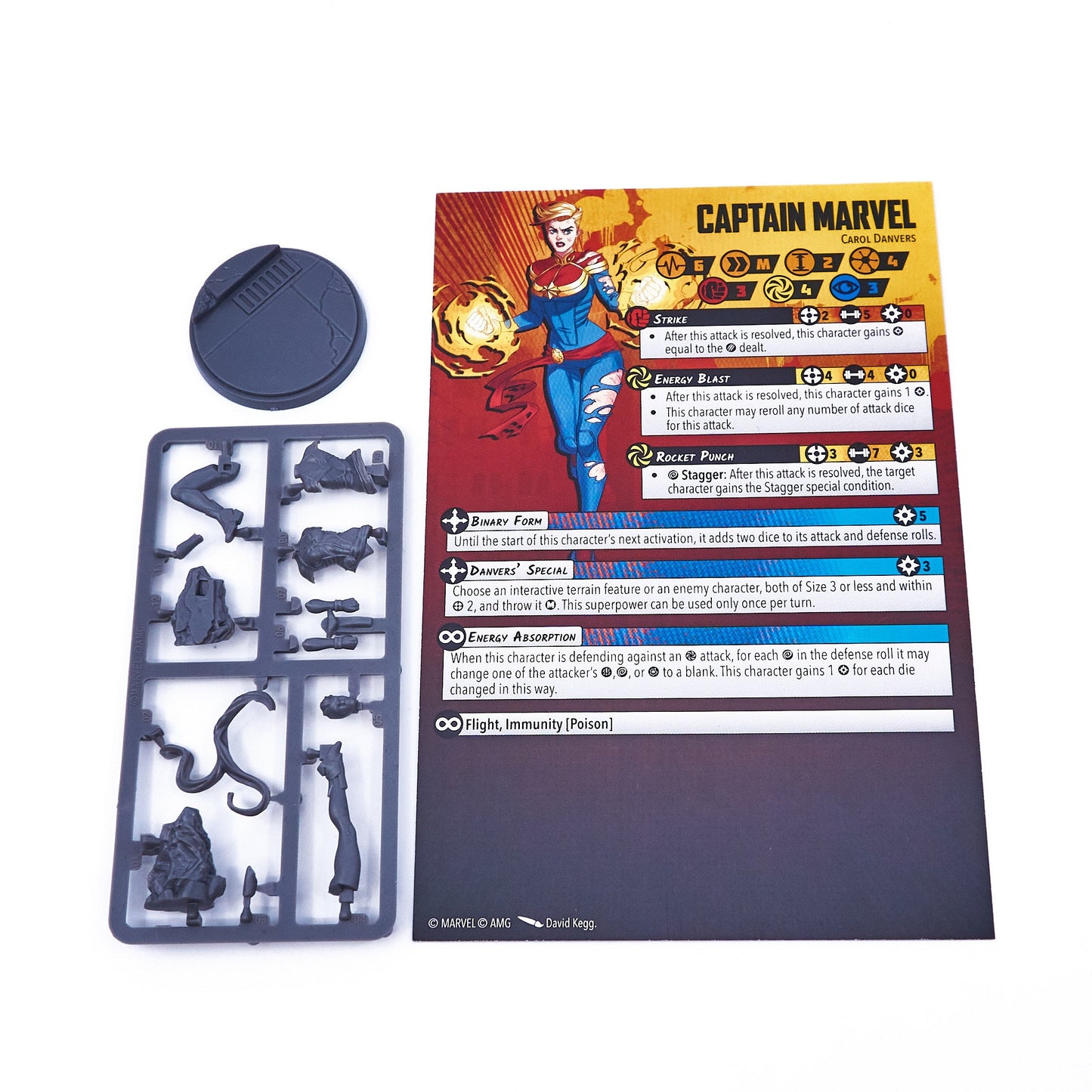 Marvel Crisis Protocol - Captain Marvel (06299) - Used