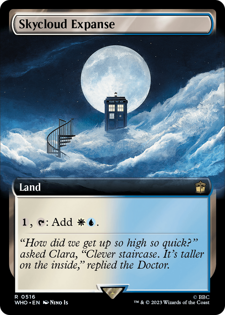 Skycloud Expanse (WHO-516) - Doctor Who: (Extended Art) Foil