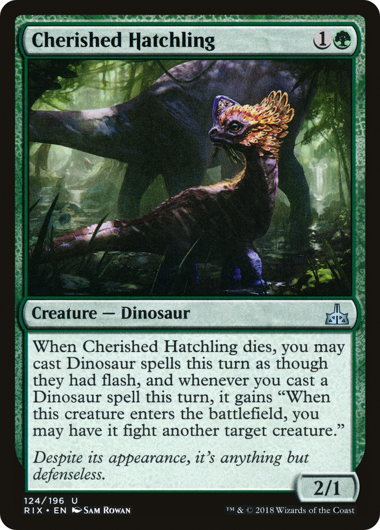 Cherished Hatchling (RIX-124) - Rivals of Ixalan