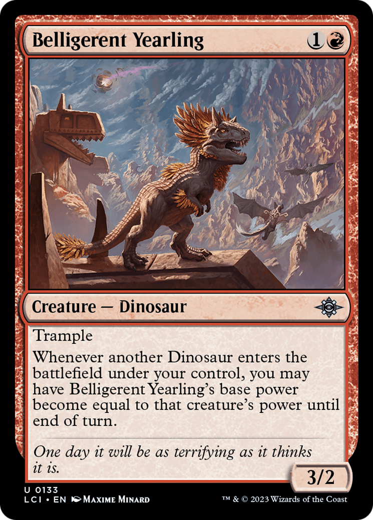 Belligerent Yearling (LCI-133) - The Lost Caverns of Ixalan