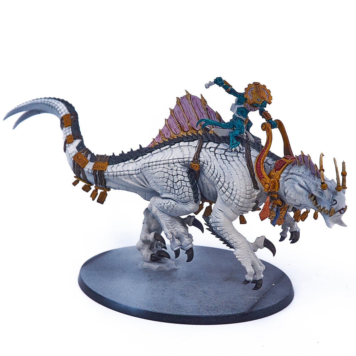 Seraphon - Skink Oracle on Troglodon (10065-V) - Used