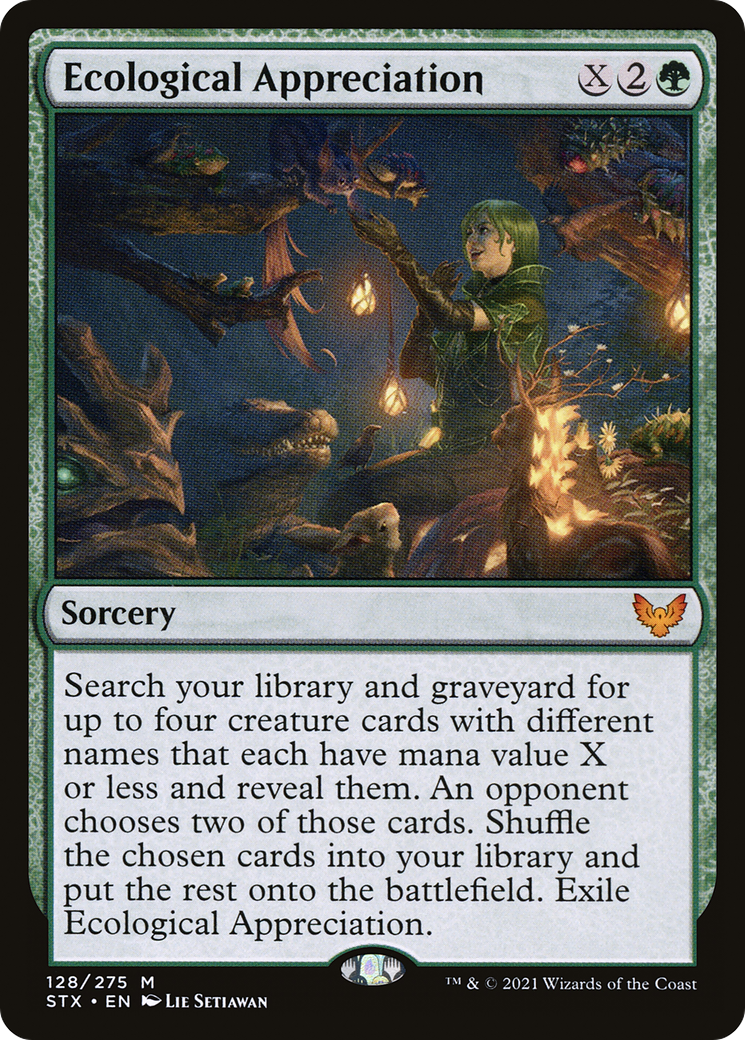 Ecological Appreciation (STX-128) - Strixhaven: School of Mages