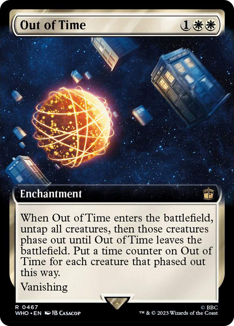 Out of Time (WHO-467) - Doctor Who: (Extended Art) Foil