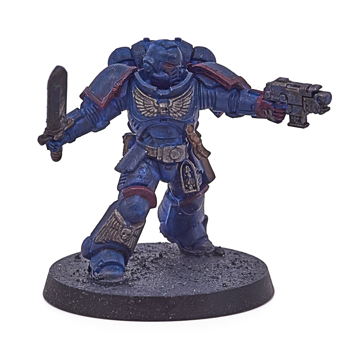 Space Marines - Lieutenant with Power Sword (13815-V) - Used