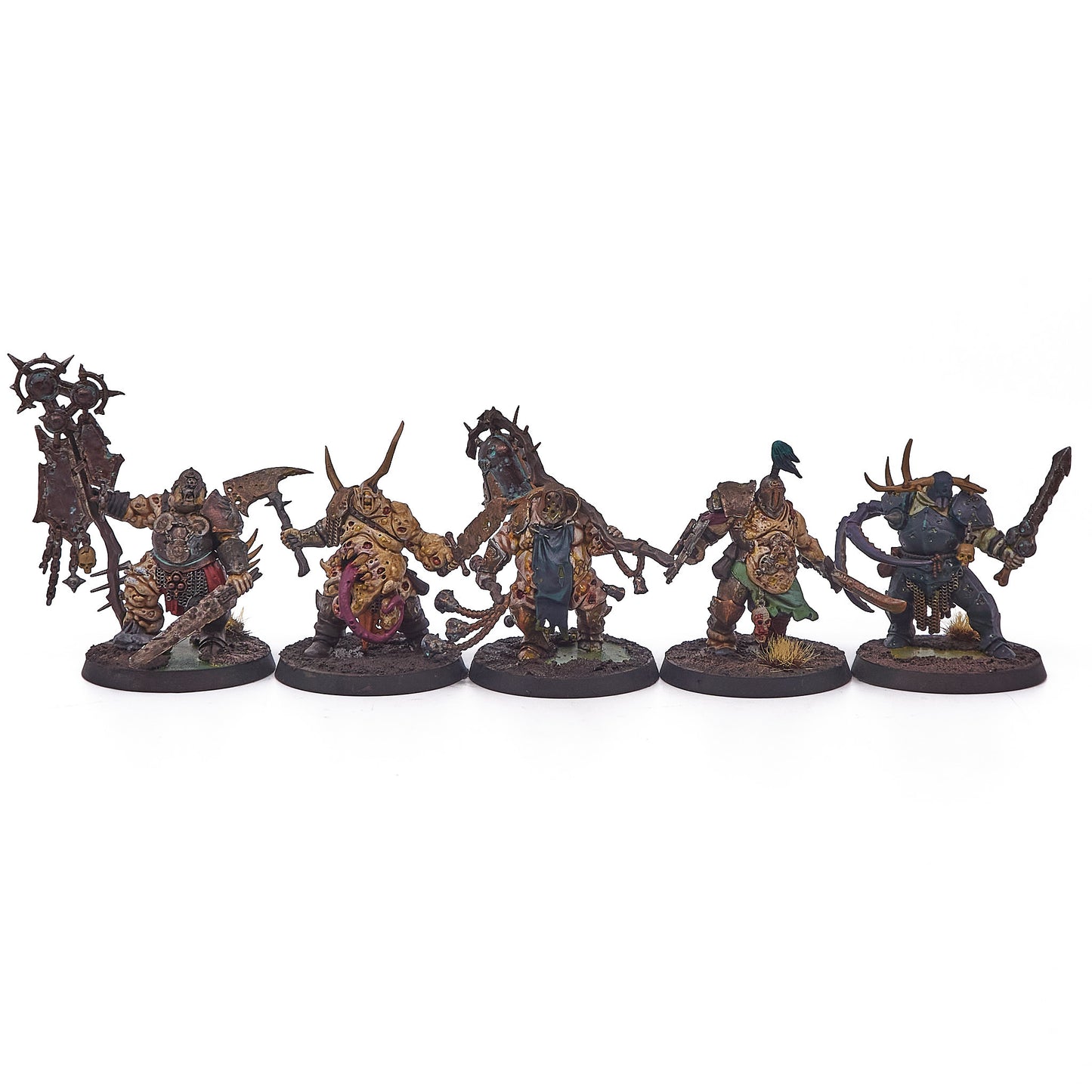 Maggotkin of Nurgle - Putrid Blightkings (15054-V) - Used