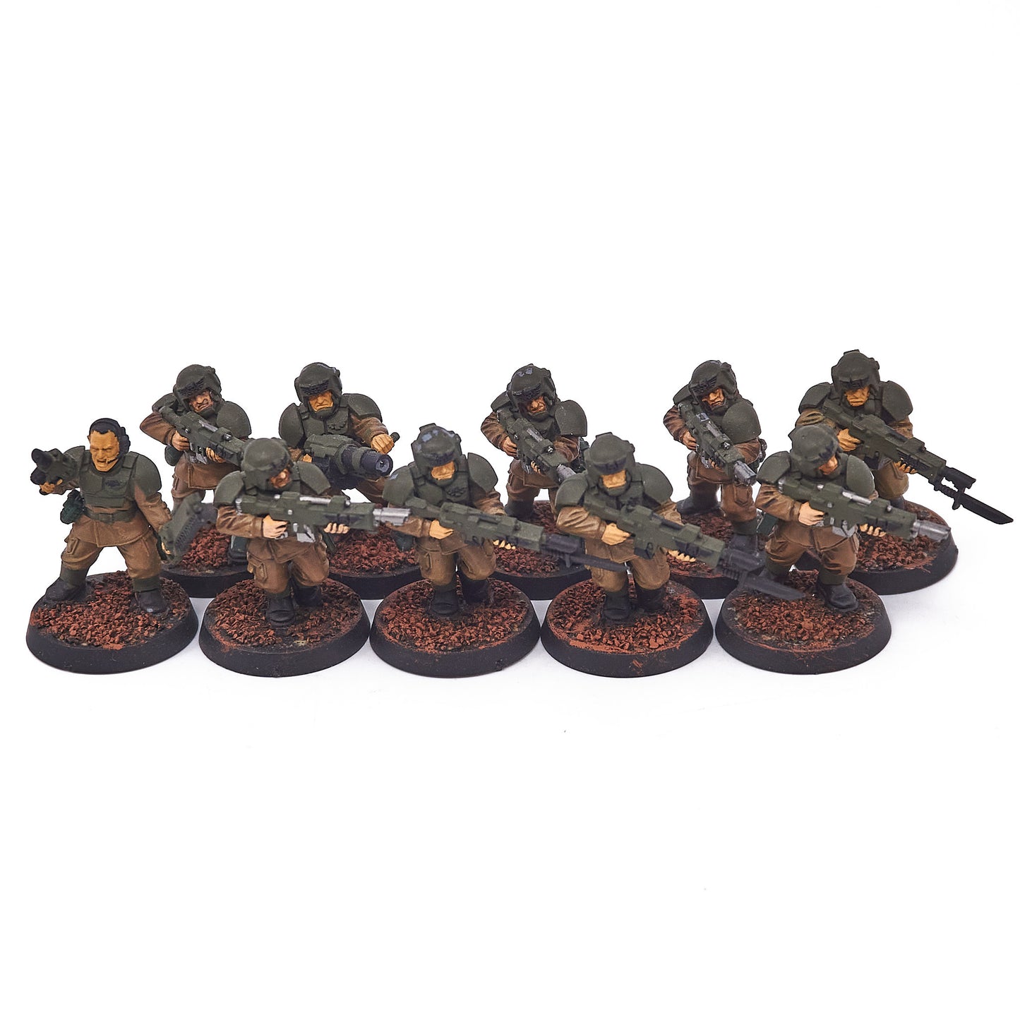 Astra Militarum - Cadian Shock Troops (15058) - Used