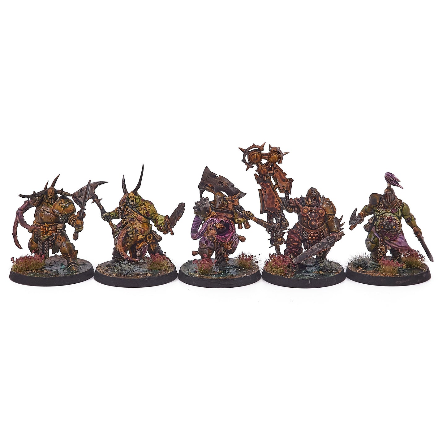 Maggotkin of Nurgle - Putrid Blightkings (15358-V) - Used