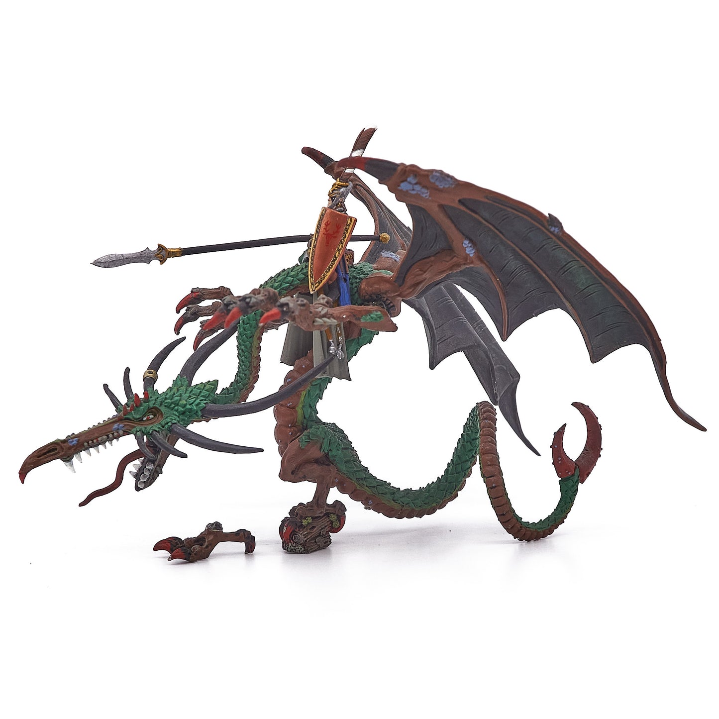 Wood Elf Realms - Wood Elf Noble on Forest Dragon (15465) - Used