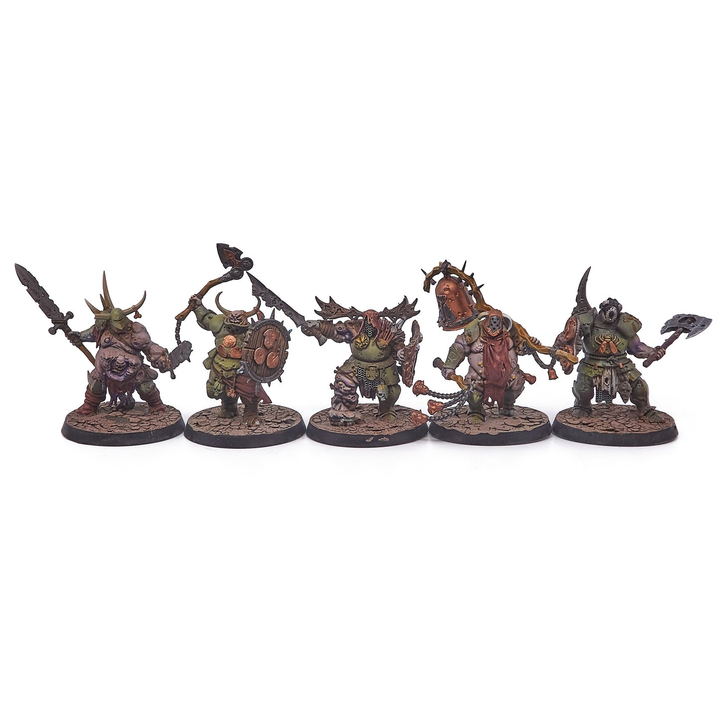 Maggotkin of Nurgle - Putrid Blightkings (15657-V) - Used