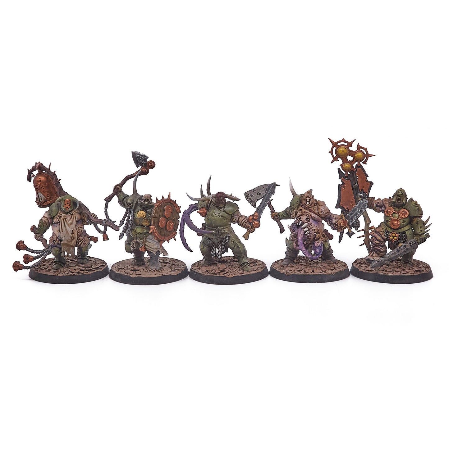 Maggotkin of Nurgle - Putrid Blightkings (15660-V) - Used