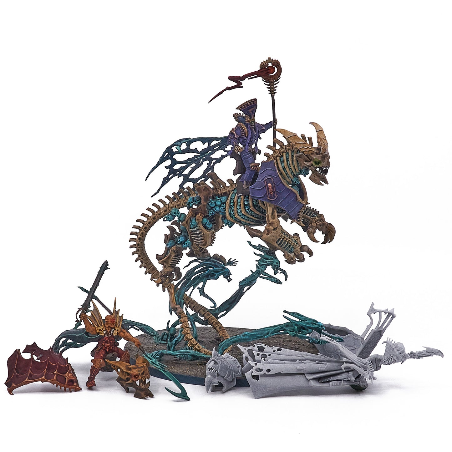Soulblight Gravelords - Neferata, Mortarch of Blood/ Mannfred von Carstein, Mortarch of Night/ Arkhan the Black, Mortarch of Sacrament (16145) - Used