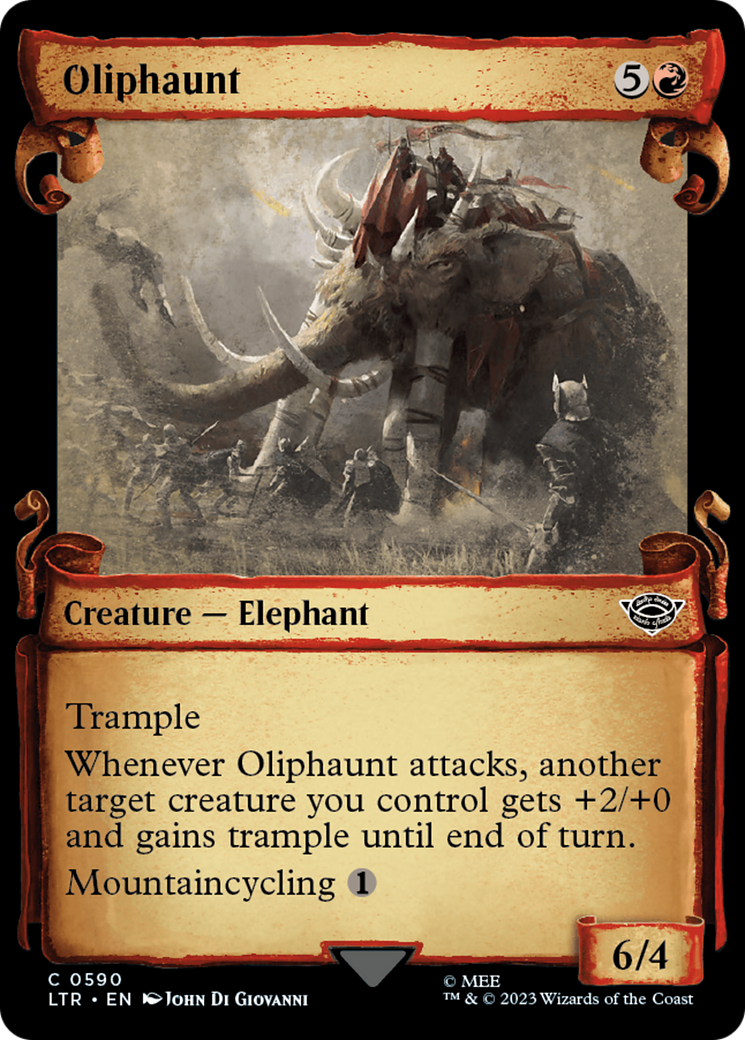 Oliphaunt (LTR-590) - The Lord of the Rings: Tales of Middle-earth: (Showcase)