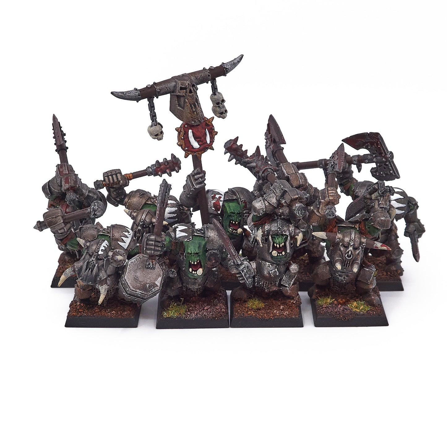 Orc and Goblin Tribes - Black Orc Mob (17492) - Used