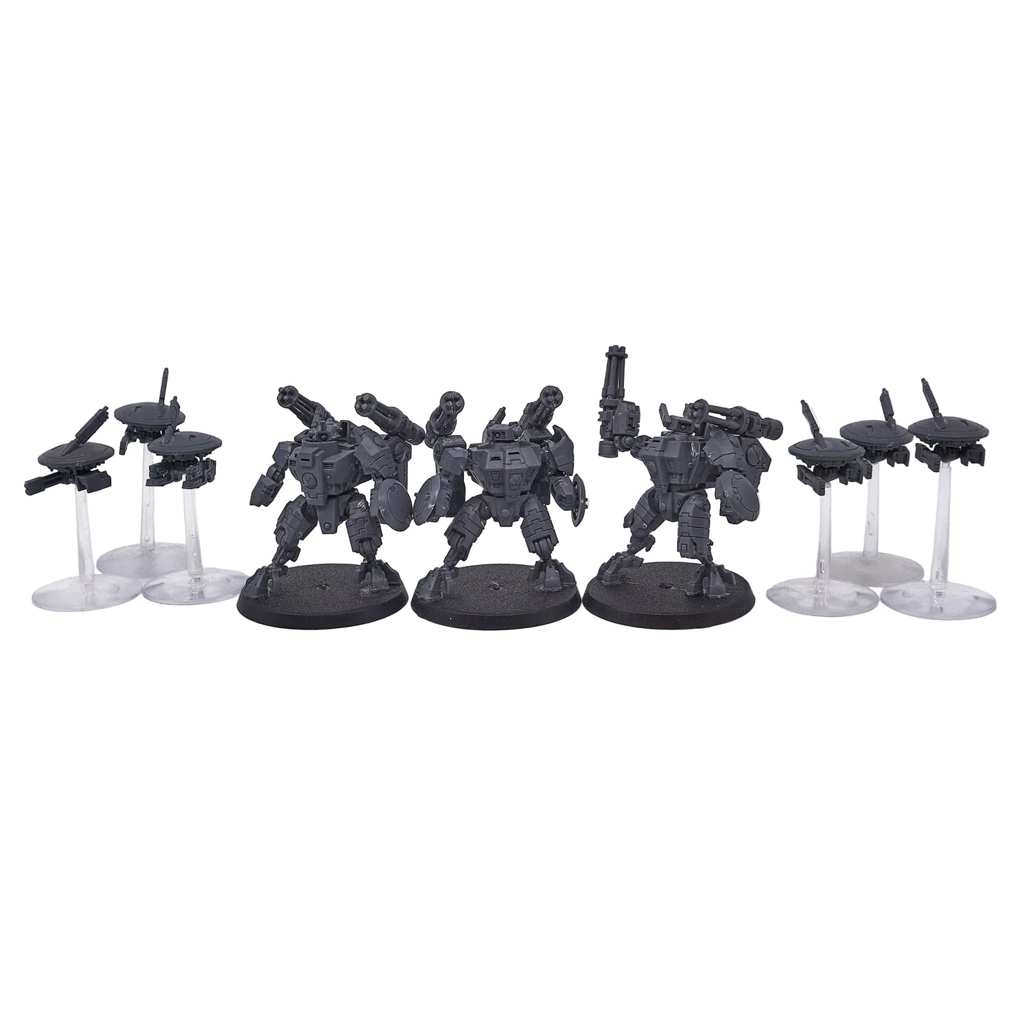 T'au Empire - XV8 Crisis Battlesuit Team (17981) - Used