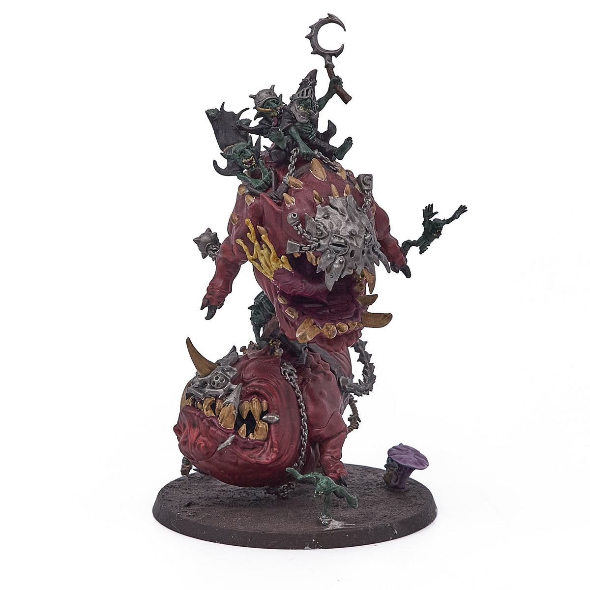 Gloomspite Gitz - Loonboss on Mangler Squigs (18965-V) - Used