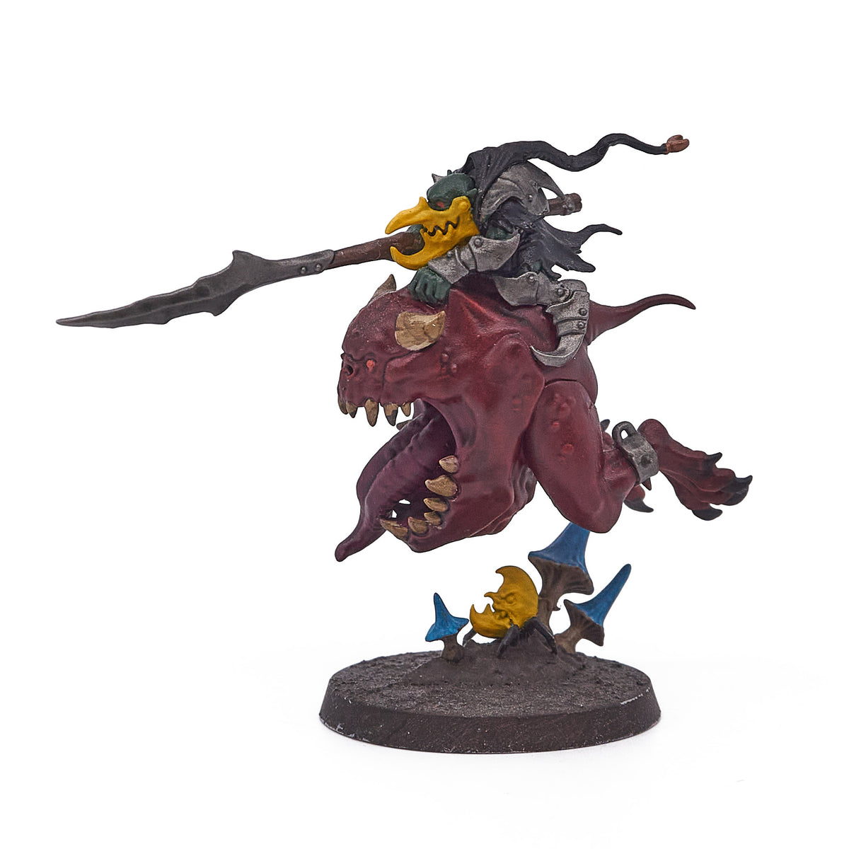 Gloomspite Gitz - Loonboss on Giant Cave Squig (18986-V) - Used