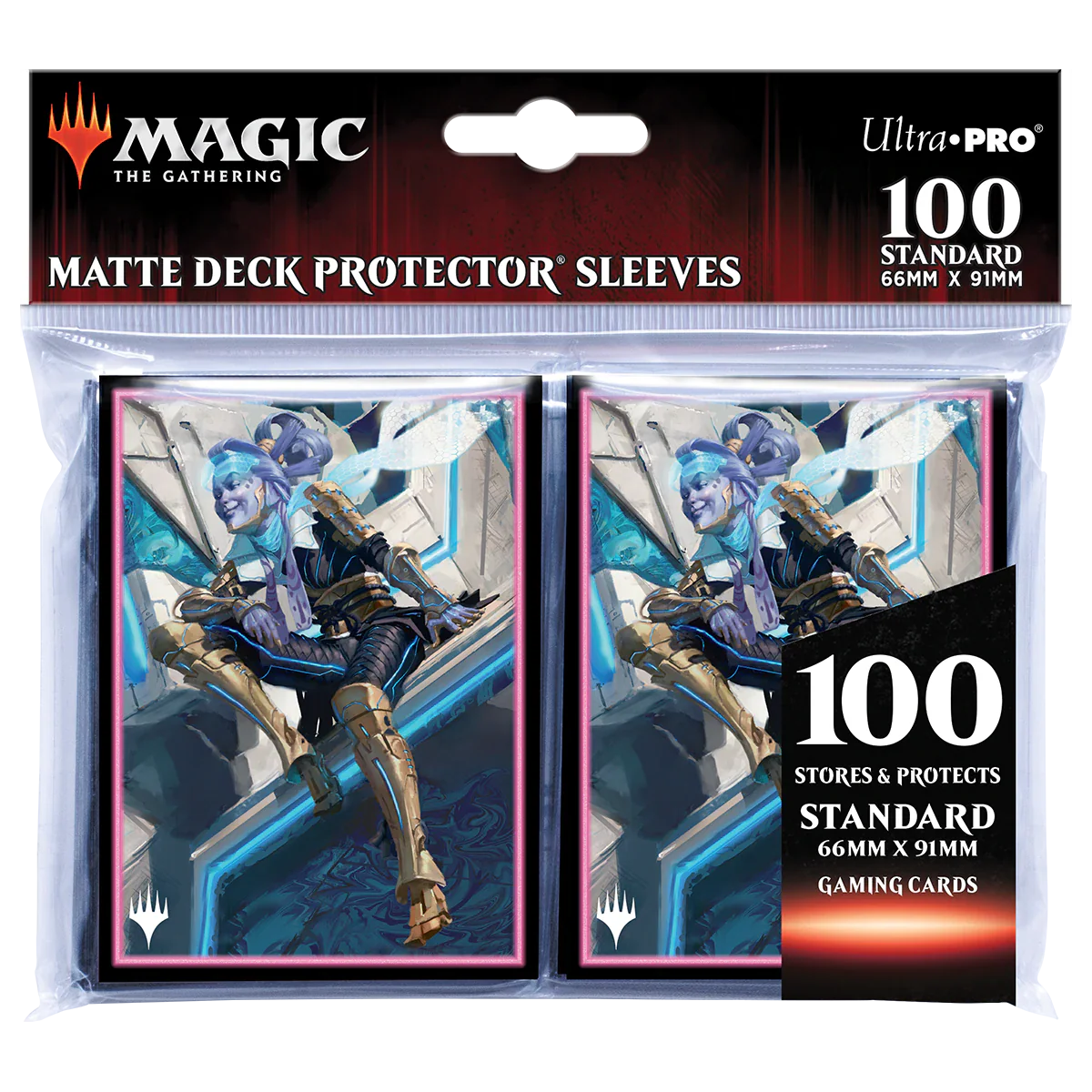 Ultra Pro Sleeves 100ct - Kamigawa Neon Dynasty - Kotori, Pilot Prodigy