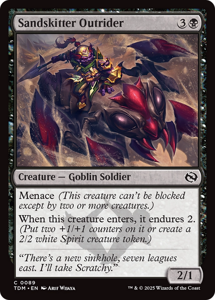 Sandskitter Outrider (TDM-089) - Tarkir: Dragonstorm