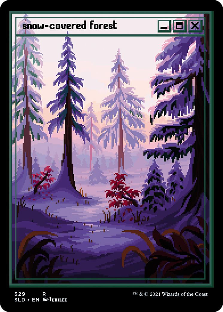 Snow-Covered Forest (SLD-329) - Secret Lair Drop Foil