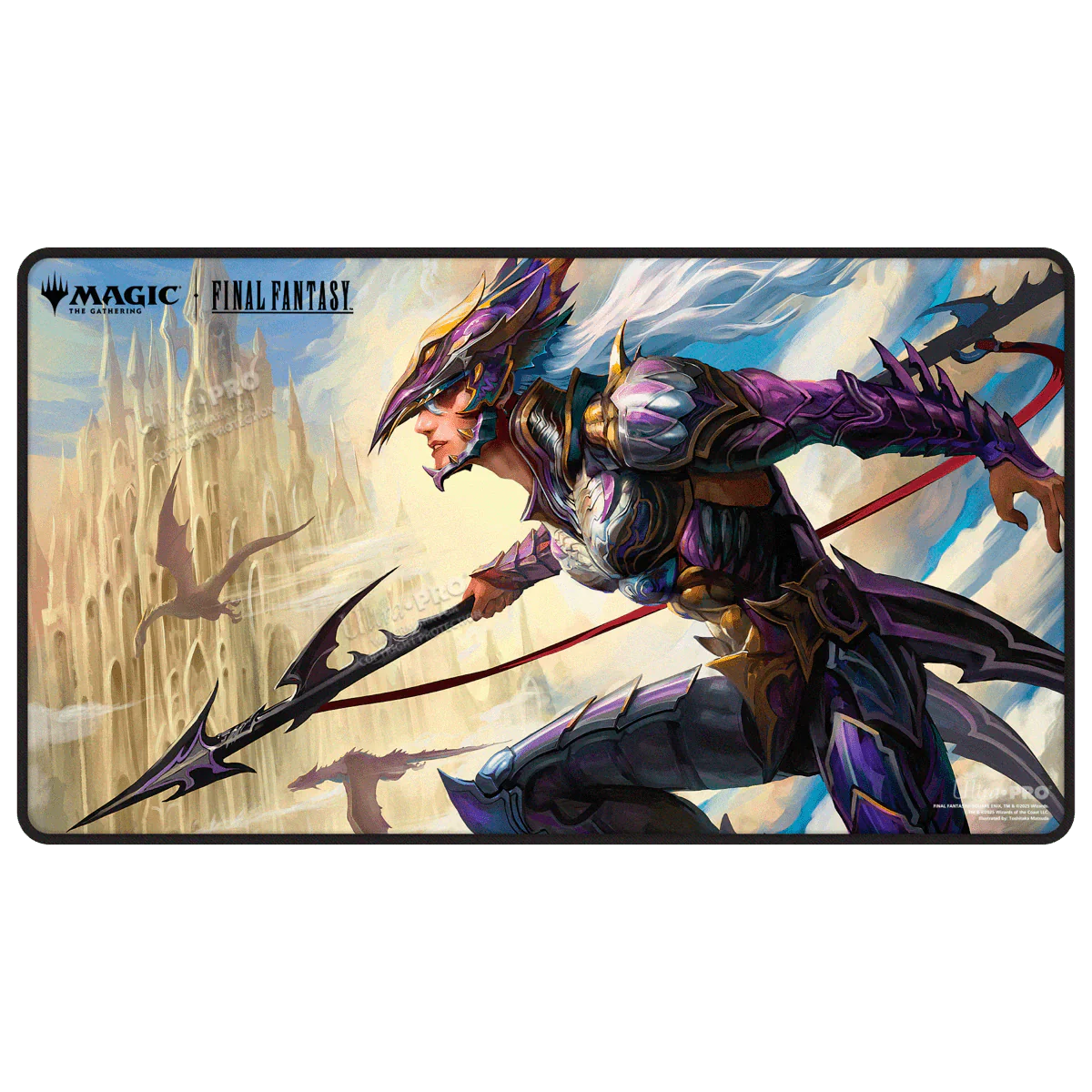 Ultra Pro Playmat - Final Fantasy Kain Traitorous Dragoon - Black Stitched