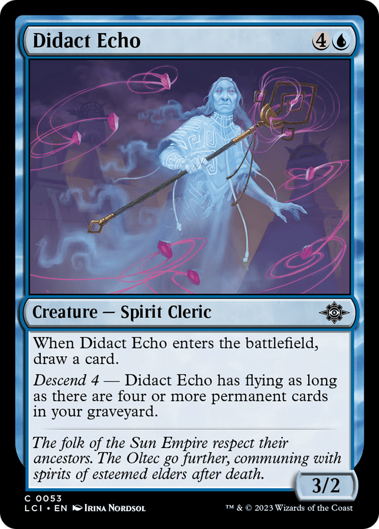 Didact Echo (LCI-053) - The Lost Caverns of Ixalan Foil