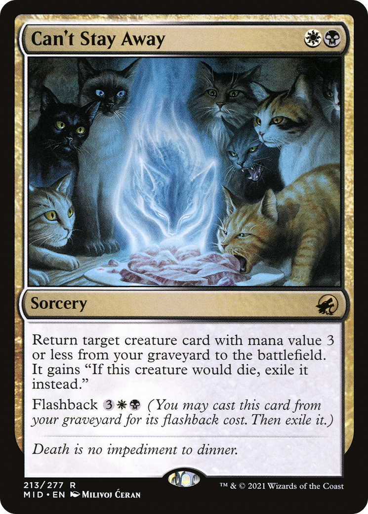 Can't Stay Away (MID-213) - Innistrad: Midnight Hunt Foil