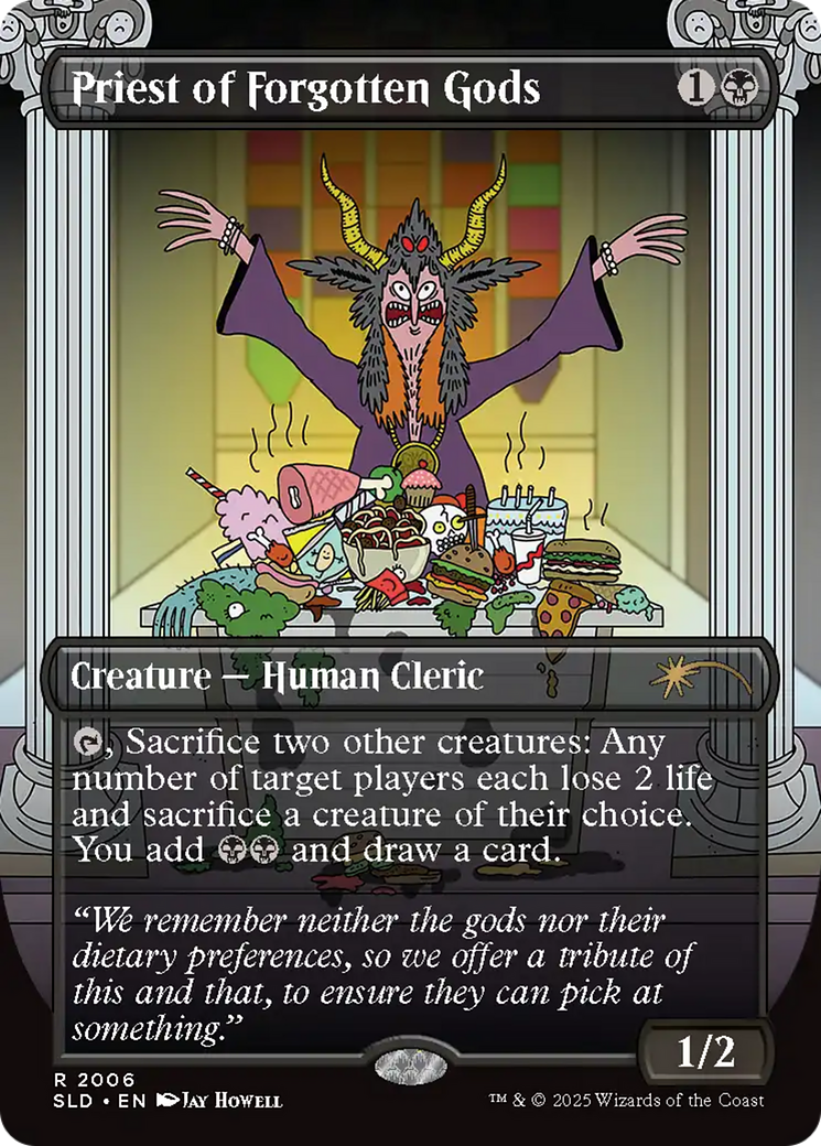 Priest of Forgotten Gods (SLD-2006) - Secret Lair Drop (Borderless) Foil