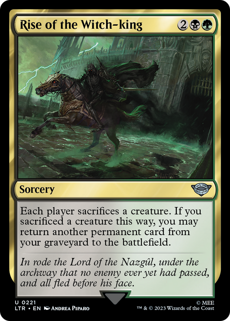 Rise of the Witch-king (LTR-221) - The Lord of the Rings: Tales of Middle-earth Foil