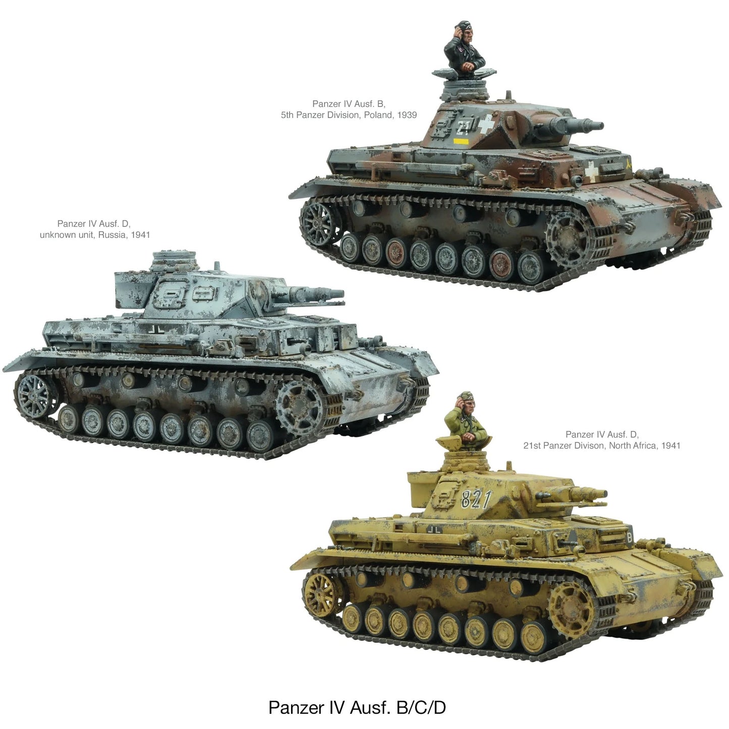 Bolt Action - Panzer IV Ausf. B/C/D (402012056)