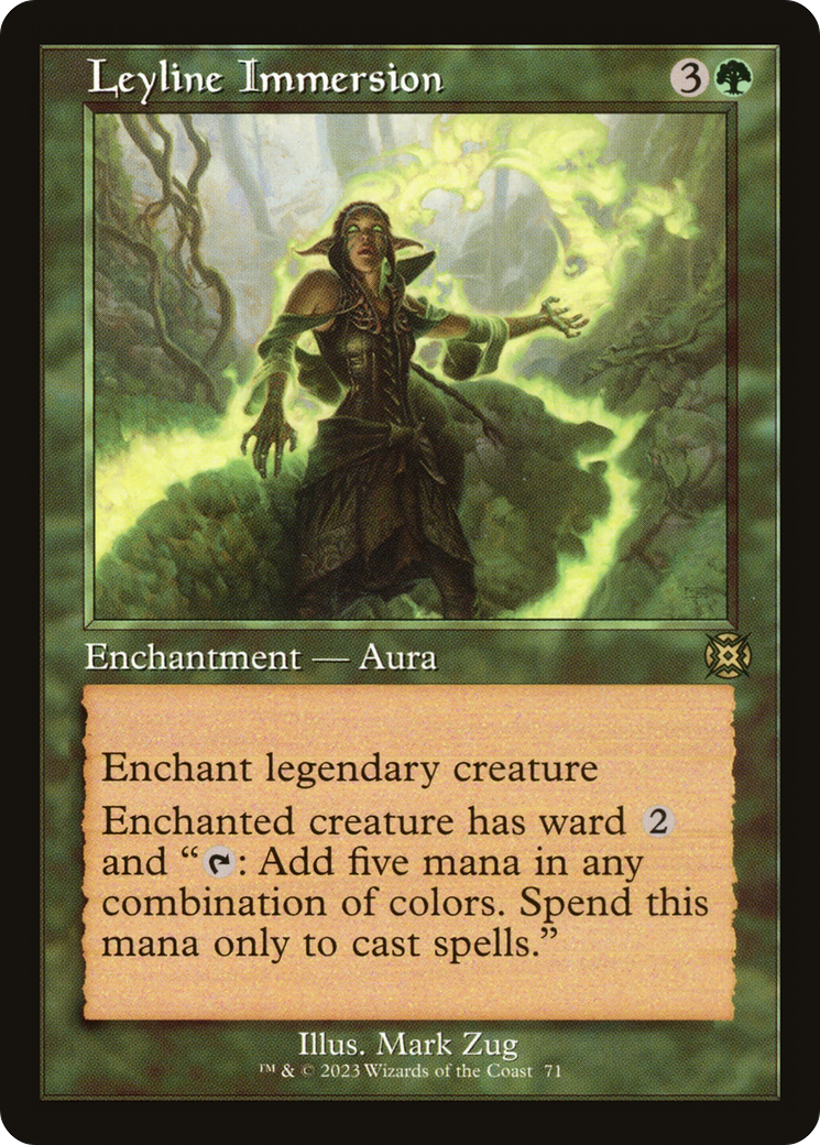Leyline Immersion (MAT-071) - March of the Machine: The Aftermath: (Showcase) Foil