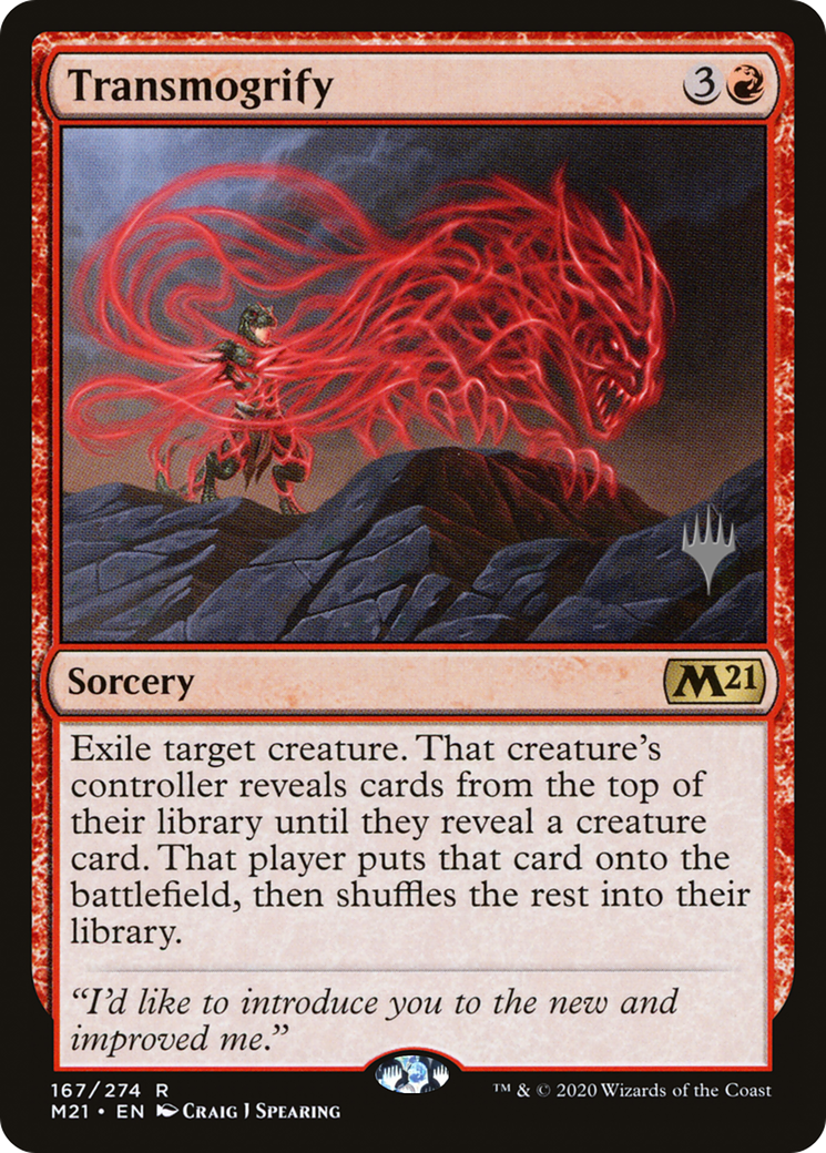 Transmogrify (PPM21-167) - Core Set 2021 Promos Foil
