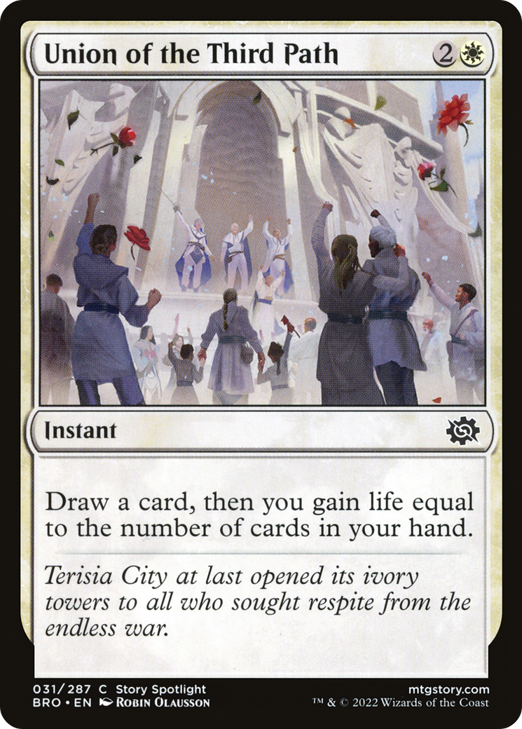 Union of the Third Path (BRO-031) - The Brothers' War Foil