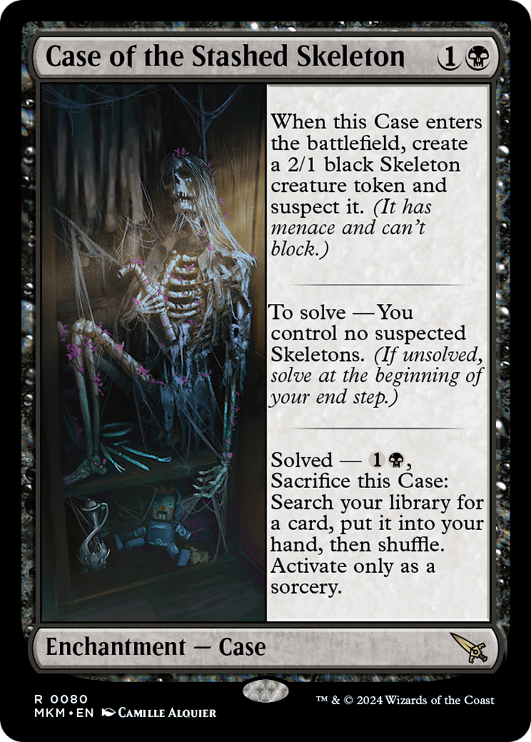 Case of the Stashed Skeleton (MKM-080) - Murders at Karlov Manor Foil