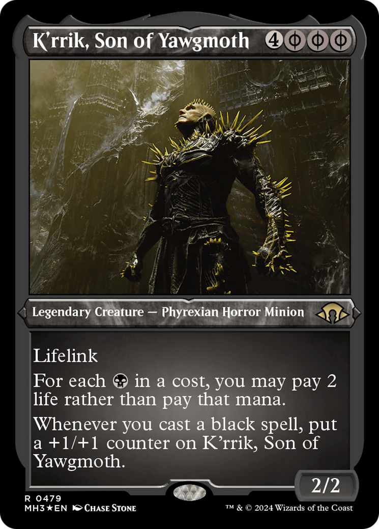 K'rrik, Son of Yawgmoth (MH3-479) - Modern Horizons 3 Foil
