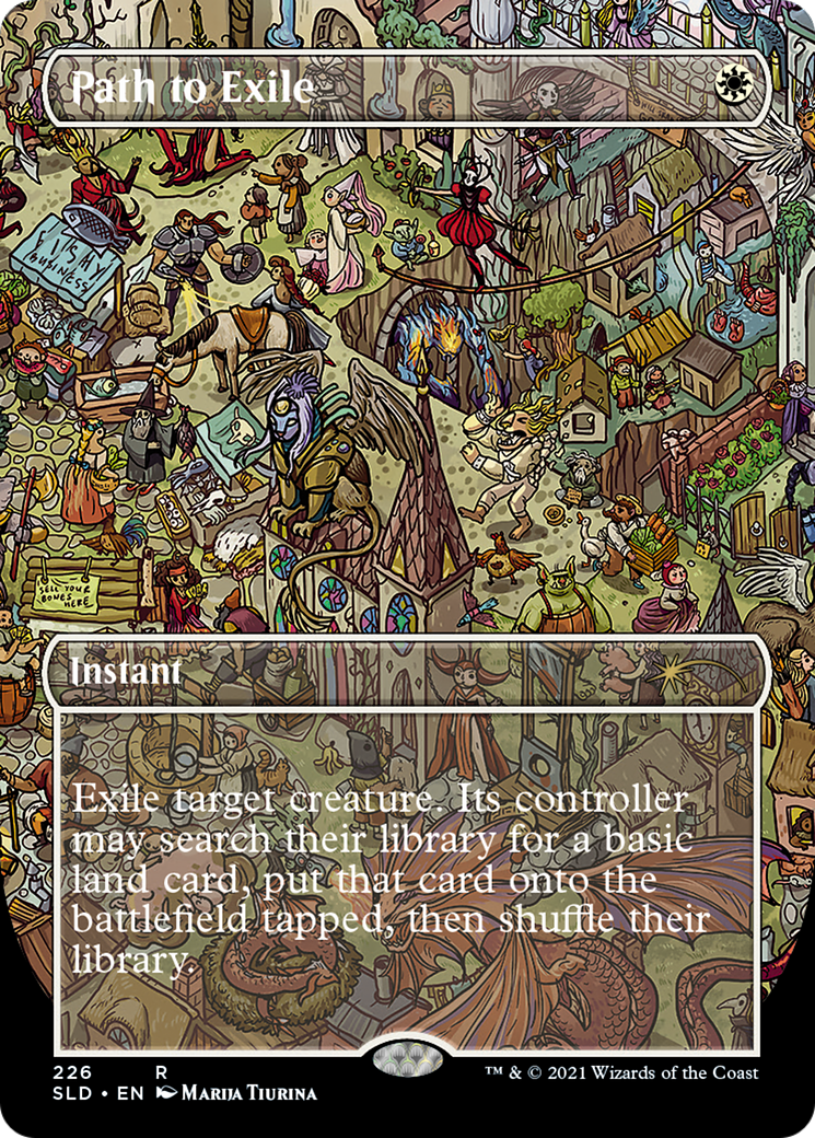 Path to Exile (SLD-226) - Secret Lair Drop (Borderless) Foil