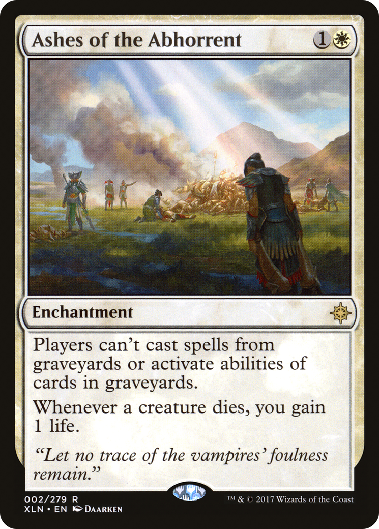 Ashes of the Abhorrent (XLN-002) - Ixalan Foil