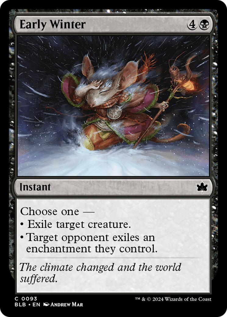 Early Winter (BLB-093) - Bloomburrow