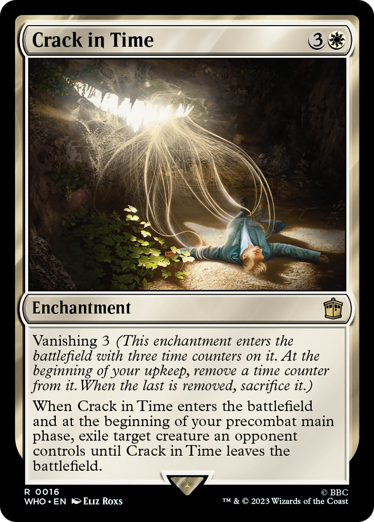 Crack in Time (WHO-016) - Doctor Who Foil