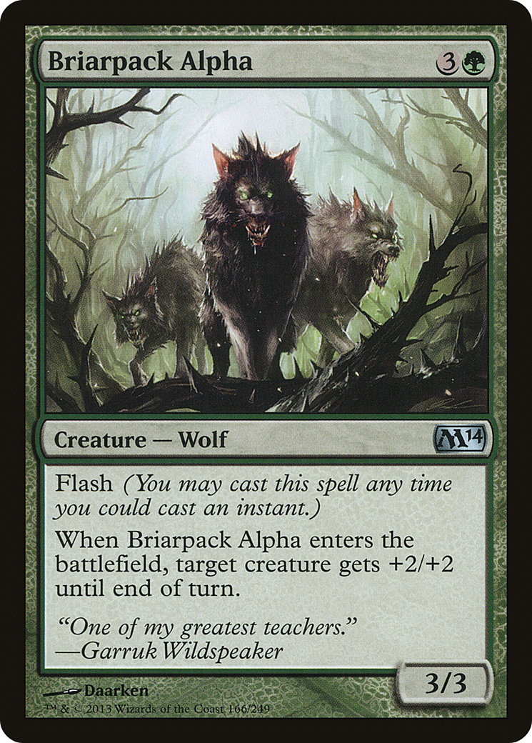Briarpack Alpha (M14-166) - Magic 2014 Foil