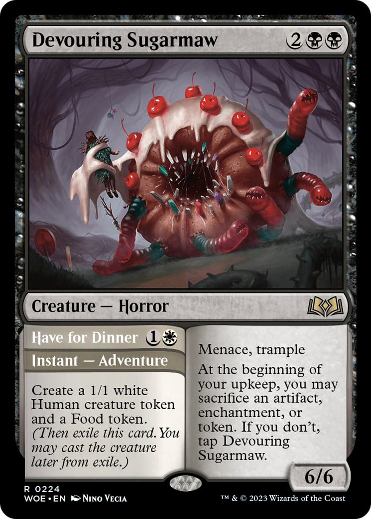 Devouring Sugarmaw // Have for Dinner (WOE-224) - Wilds of Eldraine