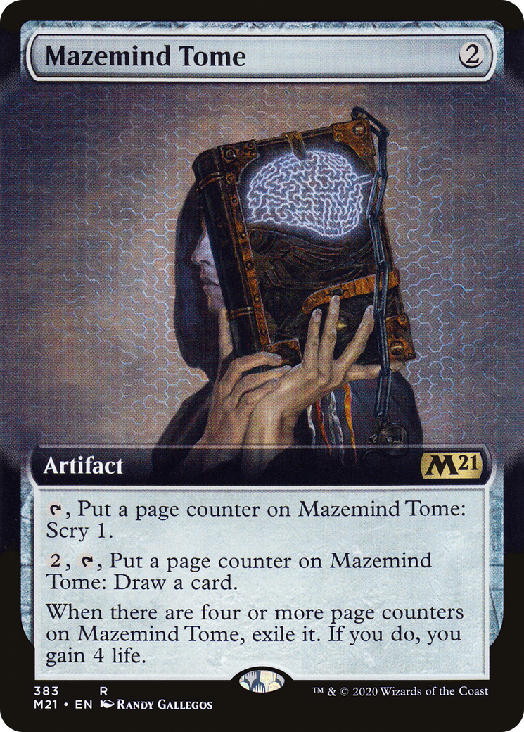 Mazemind Tome (M21-383) - Core Set 2021: (Extended Art) Foil