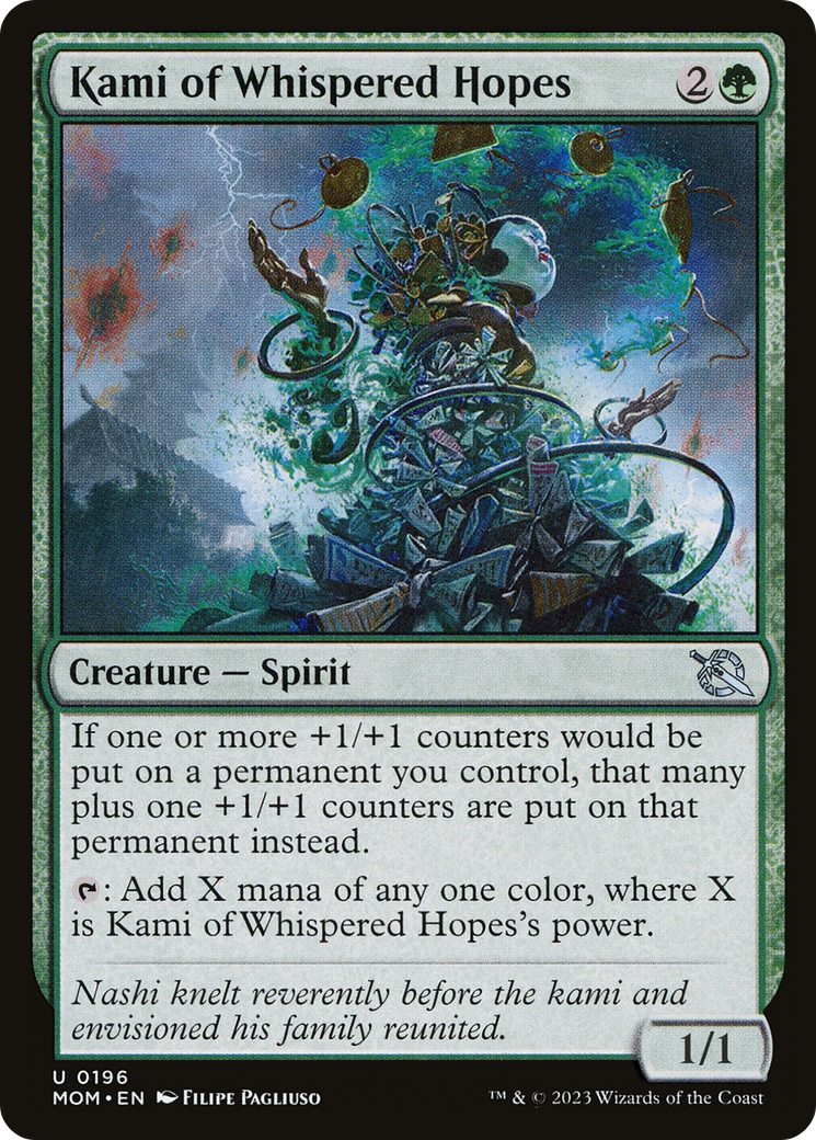 Kami of Whispered Hopes (MOM-196) - March of the Machine Foil