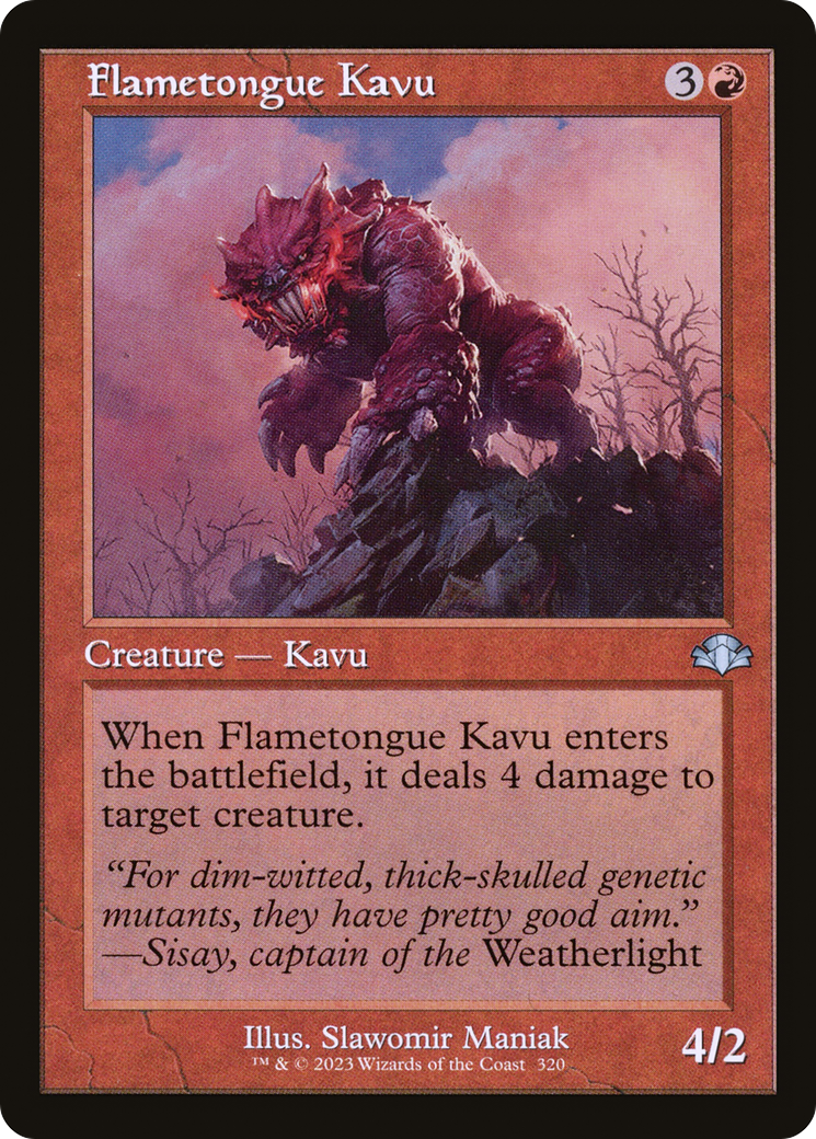 Flametongue Kavu (DMR-320) - Dominaria Remastered
