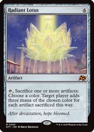 Radiant Lotus (PPDFT-240) - Promo Pack: Aetherdrift Foil