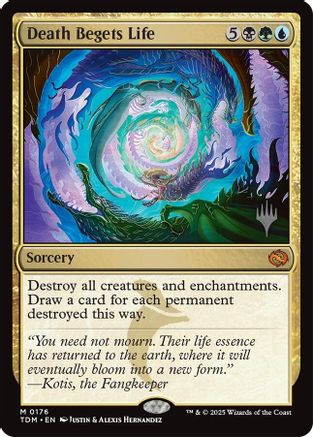 Death Begets Life (PPTDM-176) - Promo Pack: Tarkir: Dragonstorm Foil