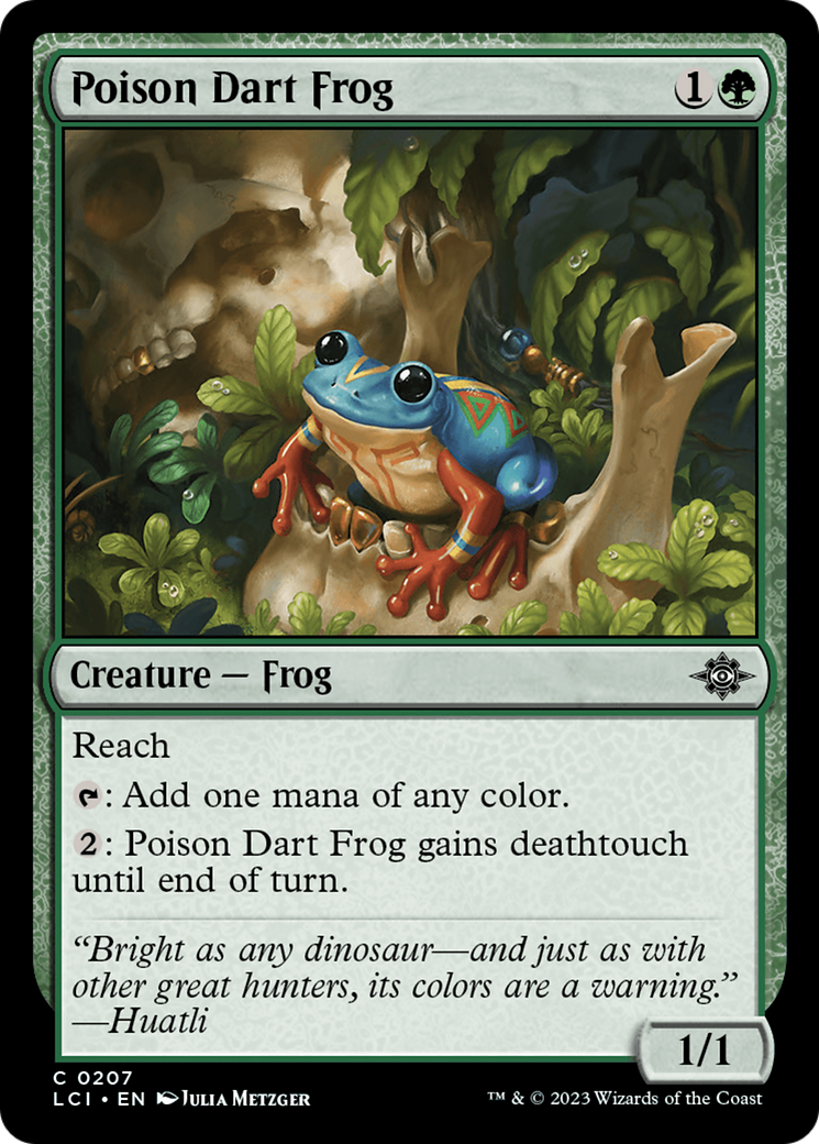 Poison Dart Frog (LCI-207) - The Lost Caverns of Ixalan Foil
